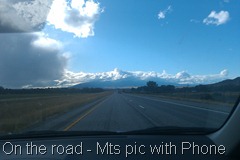 Montanta mountains pic with HTC Eris
